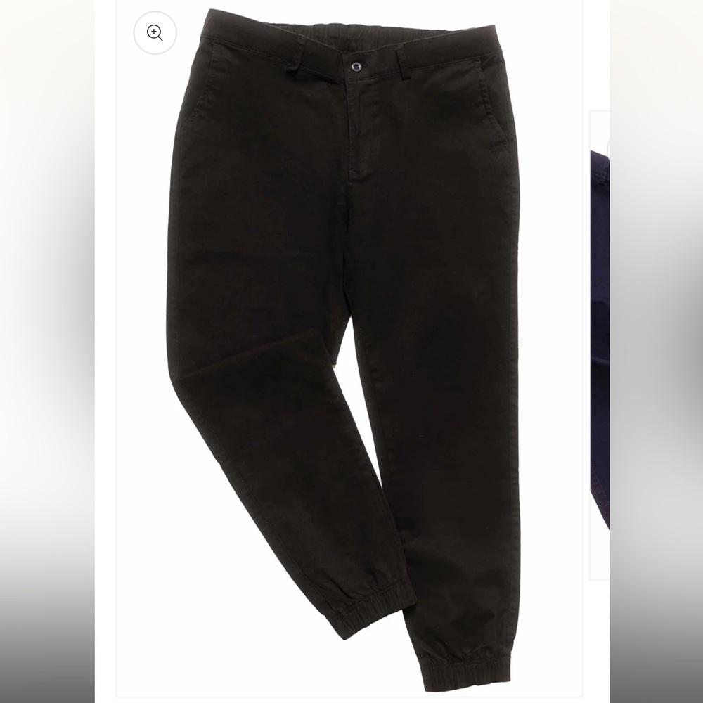 Women's Black Jogger Khakis